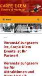 Mobile Screenshot of carpediemevents.de